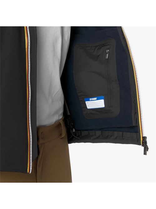 Giacca Jacko Bonded uomo colore black K-WAY | JACKO BONDEDA3C